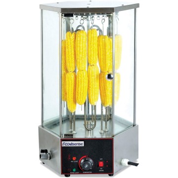 Electric Rotary Grilled Corn and Mutton String Roaster Kebab Machine