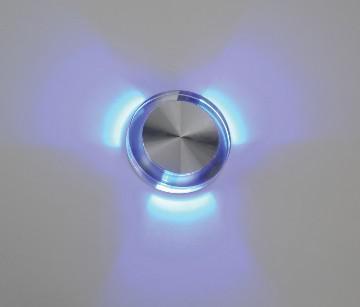 1w_Aluminum+Crystal Decorative LED light , Home & Commercial Apply