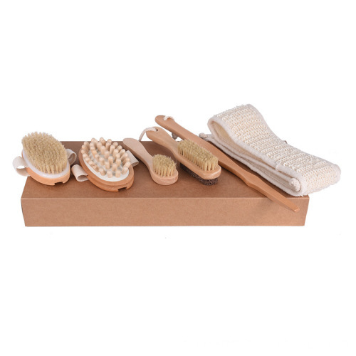 customized wooden bath sets spa shower gift set