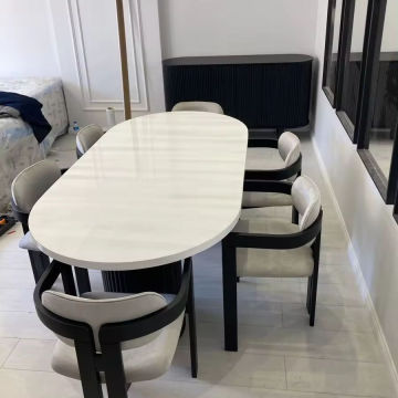 2024 Luxury Cheap Price Accent Home Rectangular Concrete Furniture