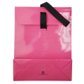 Unique Gift Coated Paper Bag with Ribbon Handles