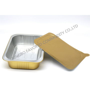 A221 rectangle smoothwall container Aluminium foil container