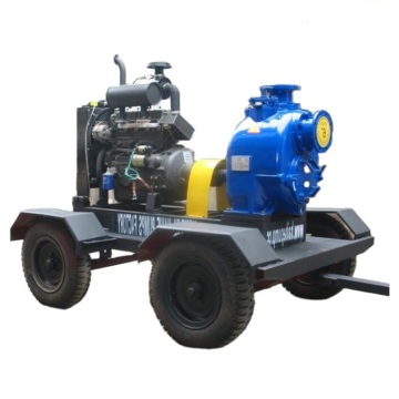 Self-Priming Diesel Engine Water Pump on Trolley