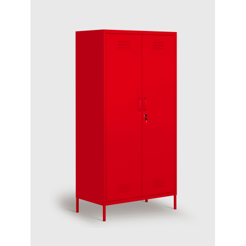 Red Metal Standing Storage Wardrobes for Sale