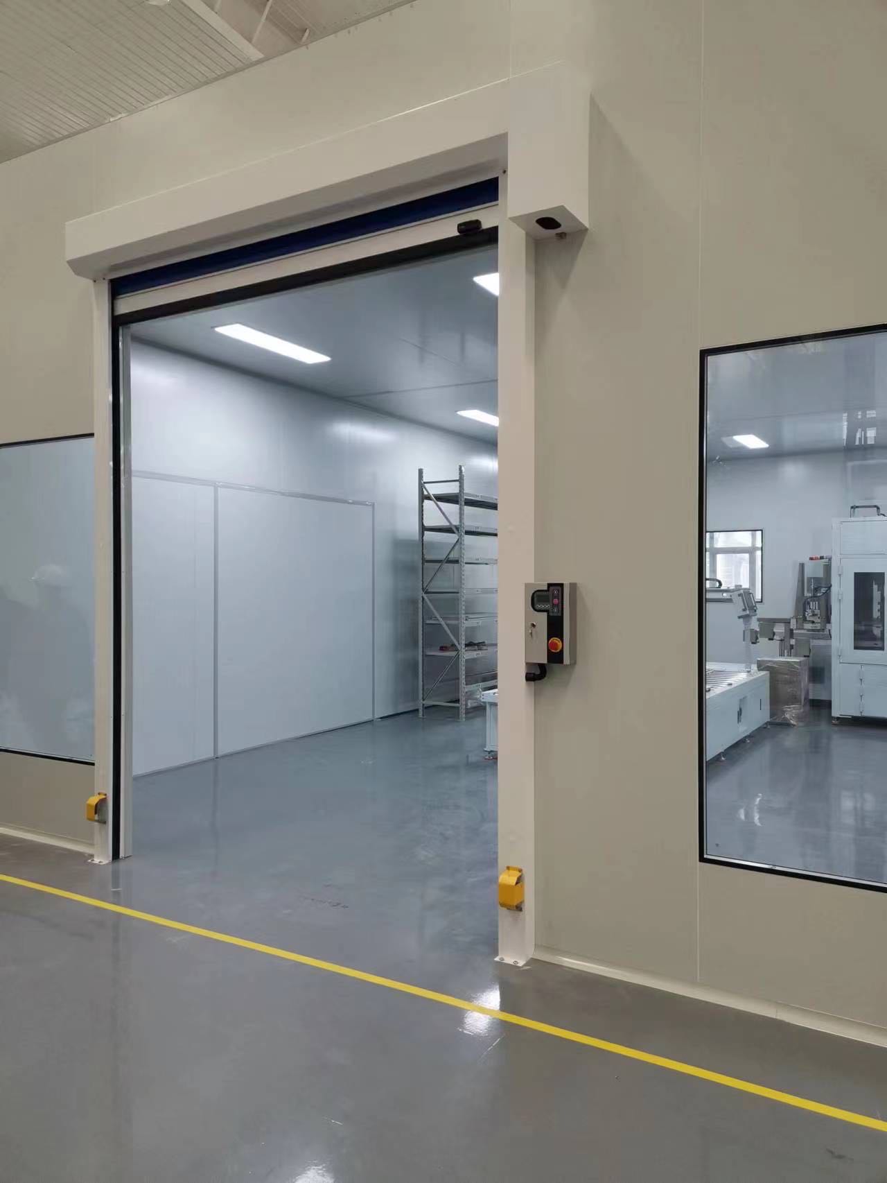 pharmaceutical clean room rapid rolling door 3