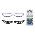 Car Left & Right Headlight Lens Plastic Cover