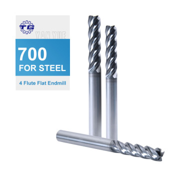 Tg Slot Milling Flutes 20Mm CNC Machine Cutting Carbide End Mill for Stainless Steel