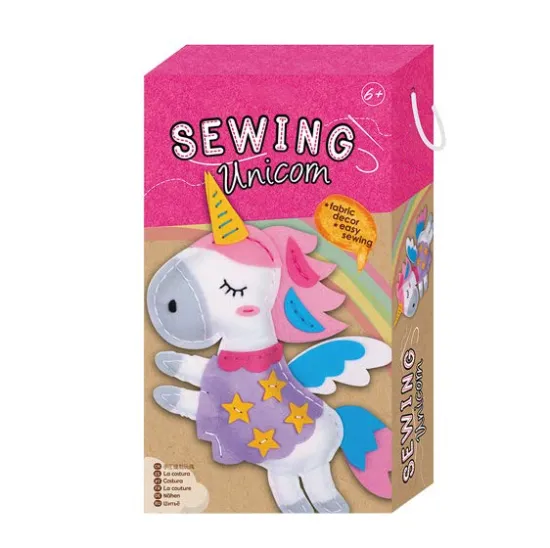 Creative Kids Craft Kit: Multi-Color Happy Horse Sewing Set for Stimulating Imagination and Skills