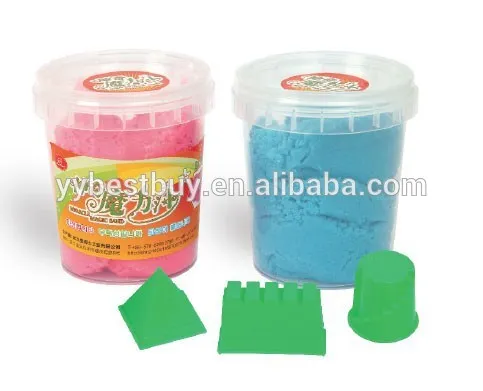 Kids magic play sand toys bring beach home 500g bucket pack