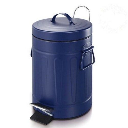 Stainless Steel Lid Trash Can without Fingerprint