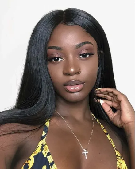 Wholesale 100% Natural Wigs vendor Bob Wigs silk Straight Virgin Hair Lace Frontal brazilian Human Hair Wigs For Black Women
