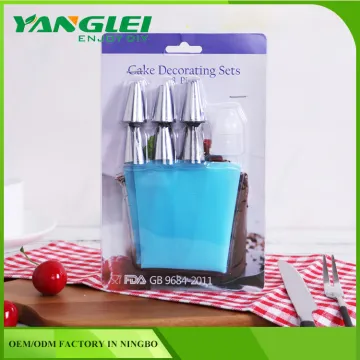 Stainless Steel Decoration Mouth Converter Silicone Decorating Bag Cake Decorating Icing Piping Nozzles Set