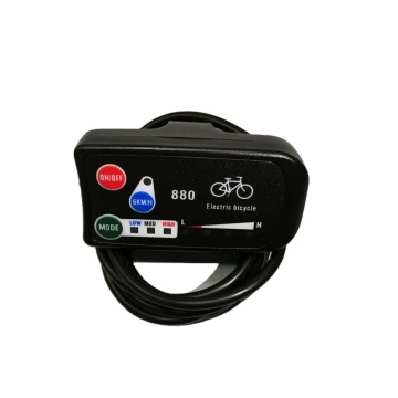 36V 48V LED880 Ηλεκτρική οθόνη ποδηλάτου LED