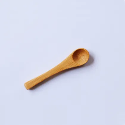 Bamboo Cosmetic Facial Spoon - 7 cm Powder Scoop Tool