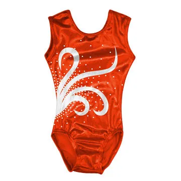 2014 Competition Gymnastics Leotards with Crystal Rhinestone