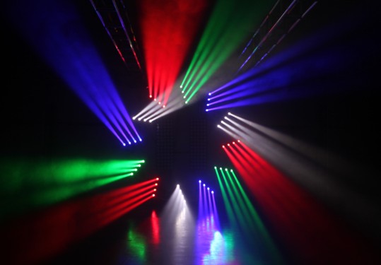 5x5 Matrix 25x12W RGBW LED Pixel Moving Head