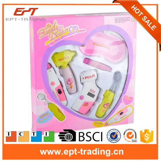 New arrival pre-school educational kids doctor toy play set for children