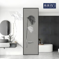 Bathroom new porcelain black door
