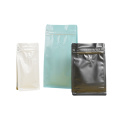 Coffee valve bag with zipper