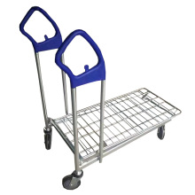 Four-Wheel Metal Shopping Carts for Convenience Stores