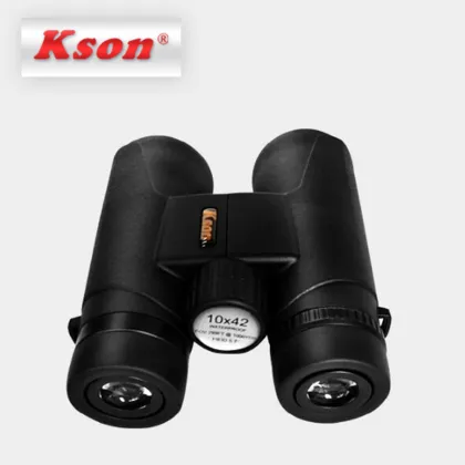 Compact Rubber Binoculars for Outdoor Sports - 10x42 Telescopes