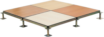 All-Steel Panel, Raised Floor with Woodgrain Tile,