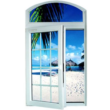 China Factory Hot Sale: Customized UPVC Double Tempered Glass Outward Casement Windows