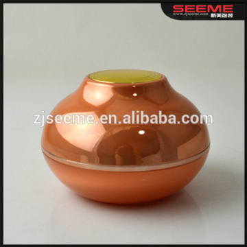 plastic onion shape jar ball cream packaging acrylic jar shinning 30g container jar
