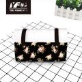 Custom Flower Ocean PU leather handbag cosmetic bag pencil case&bag multifunctional bag