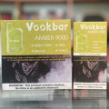 मलेशिया शीर्ष बिक्री vape vookbar एम्बर 9000 पफ्स