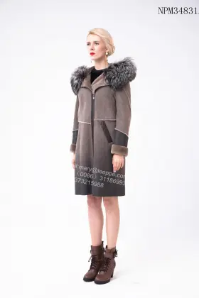 Medium Women Australian Merino Shearling Thick Coat