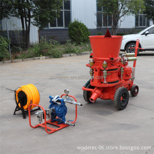 Chinese Supplier Offers ISO Certified High Efficiency 3-5m3/h Pneumatic Dry Spray Refractory Gunning Machine