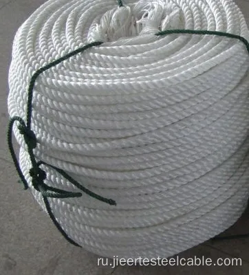 Белый цвет PP веревка с упаковкой катушки