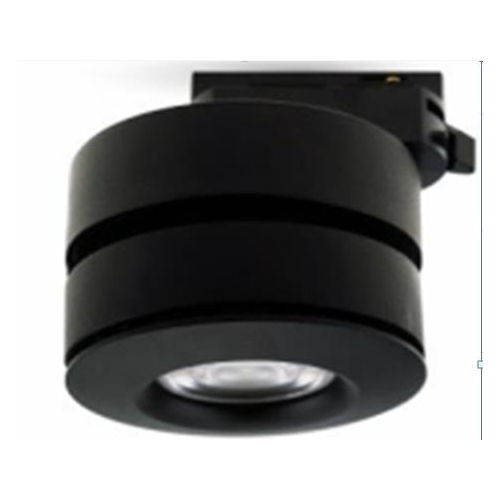 Round Shape Black 15W LED Track Light