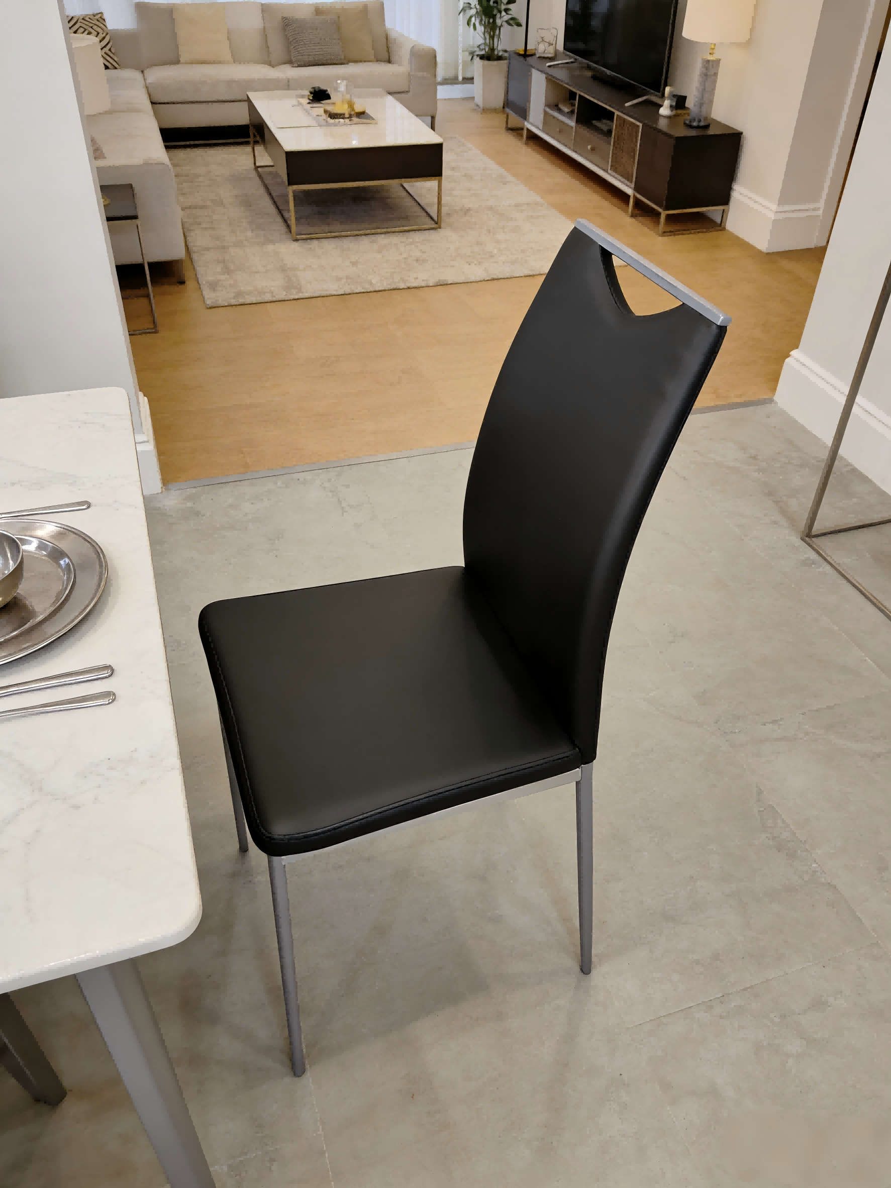 BR-24A35 high back dining chair 1