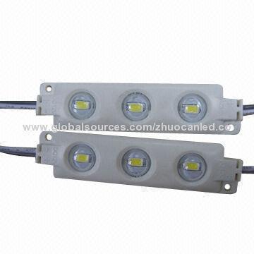3-piece SMD 5730 injection LED module, 12V DC input