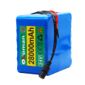 24V 28Ah 6S5P 18650 li-ion battery pack 25.2v 28000mAh electric bicycle moped /electric/lithium ion battery pack+ 2A charger