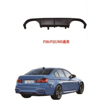 BMW F30 F32 M3 ริมฝีปากหลังสปอยเลอร์สีดำ