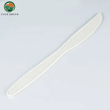 Eco-friendly cornstarch disposable soup spoons
