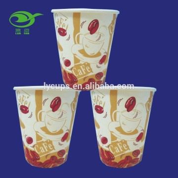8oz single double ripple custom take away paper coffee cup with lid