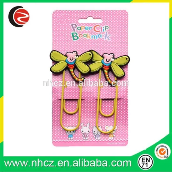animal paper clips dragonfly paper clips set