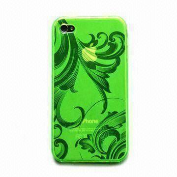 TPU Case for iPhone 4, with Pattern Style