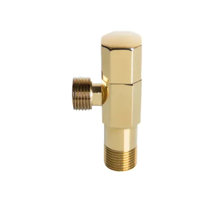 Ti-Gold Durable Shock Resistant Toilet Angle Valve | Bathroom Brass Angle Stop Valve