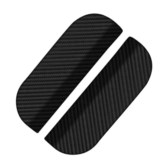 2-Piece Factory Wholesale Car Snap-On Rain Eyebrow with Carbon Fiber Pattern - Rearview Mirror Rain Shield