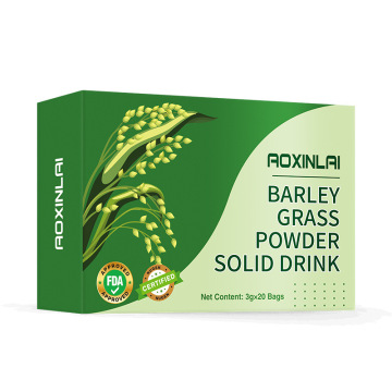 Organic Barley Grass Powder & Green Tea Infused Drink - Enhanced Nutrition with Vegetarian Flavors