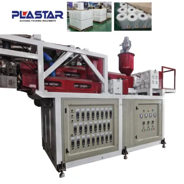 pe stretch and cling sheet packing film making machine