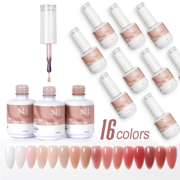 MH Private Label Self-Leveling Solid Gel Builder UV Hard Gel Nail Polish Set