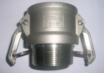 SS cam and groove coupling