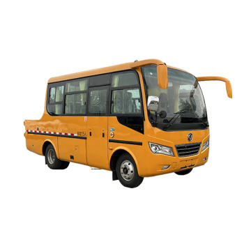 Electric Engineering Bus with Cargo Box by Dongfeng: A Yellow Rescue Vehicle Solution