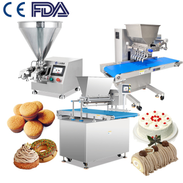 Automatic Cupcake and Cookie Cake Depositor Machine with Dual Nozzles